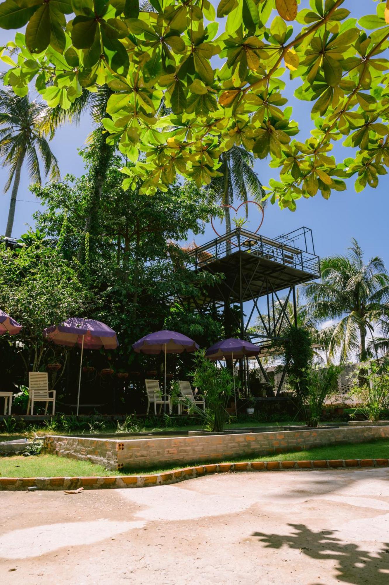 Lilac Cottage Homestay Дуонг-Донг Экстерьер фото